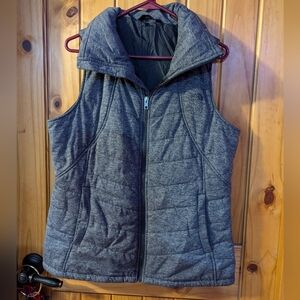 Grey North Face Vest